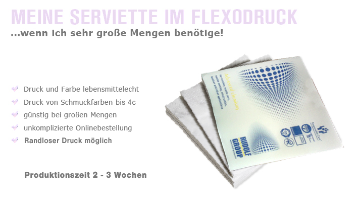    Servietten Flexodruck